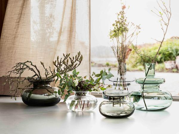 Zone Vase 31,7 x 33 cm i pure clear, Inu